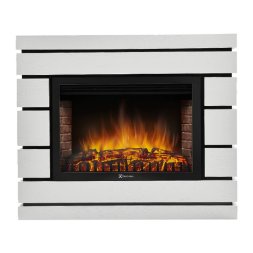 Каминокомплект: Очаг Electrolux EFP/P-3020LS N, портал Moderno 30 шпон белый дуб