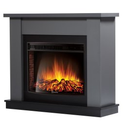 Каминокомплект Firelight: Очаг EFP/P-2720RLS N, портал Canto 25 графит