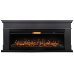 Каминокомплект: Очаг Royal Thermo Aurora RTFP/P-AR60LS, портал California 60 G, графит