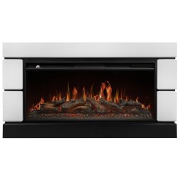Каминокомплект: Очаг Royal Thermo Aurora RTFP/P-AR40LS, портал Moderno 42/40/36, белый